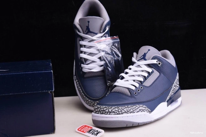 Reps TBK NAVYCT8532-401 AIR 3 JORDAN MIDNIGHT 0808